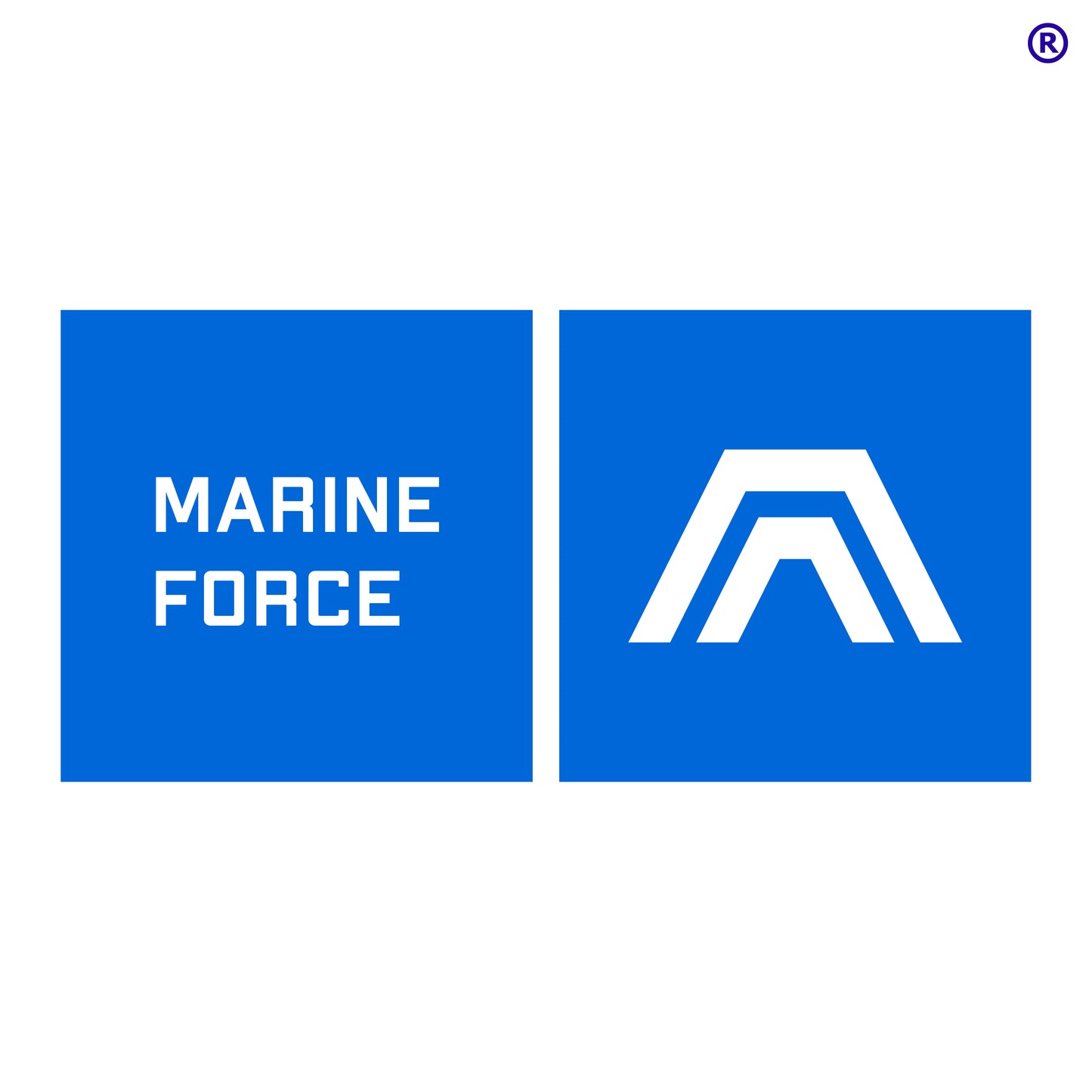 Marine Force Wappen-Identitäts-Hoodie