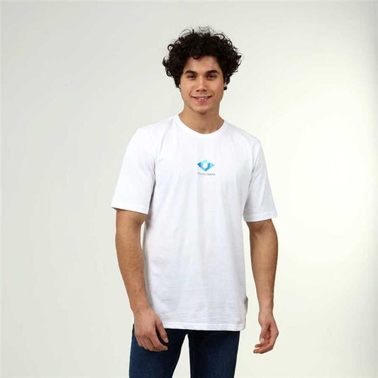 Men's Active Style Cotton White T-Shirt